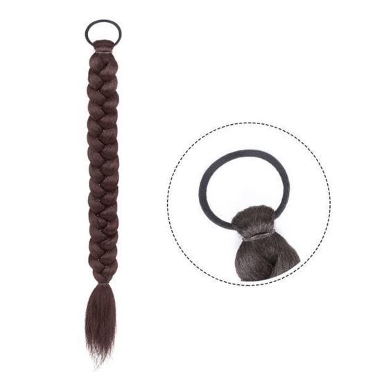 1 Paar Damen-Perücke, leicht zu temperierende Seide, natürliches Make-up, bequemes Werkzeug, hohe süße Doppel-Pferdeschwänze