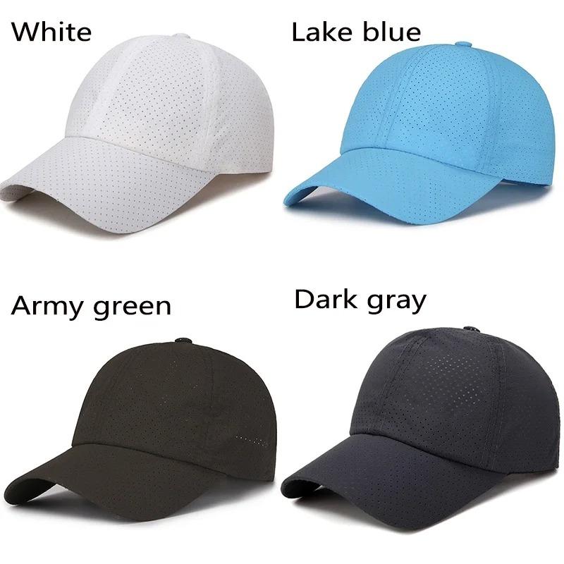 Sommer Schnelltrocknende Hüte Männer Frauen Freizeit Vielseitige Mesh-Baseballkappe Atmungsaktiv Verstellbare Outdoor-Entenzungenkappe