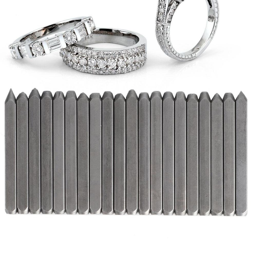 Amboss-Meißel-Ausrüstungssatz für die Schmuckverarbeitung, die Schnitzwerkzeuge herstellt (Qualität 20 Stück)