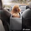 Car Dog Seat for Small Puppies - In-Car Center Console Pet Seat