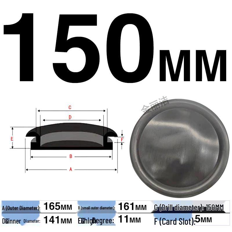 Waterproof Rubber Seal for Cable Outlets – Single-Sided Protection Ring, Hole Plug, and Cover for Electrical Cabinets