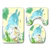 Animation Bathroom Floor Mat Three-Piece Bathroom Carpet Toilet Mat Set Door Mat Bathroom Non-Slip Mat