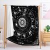 Blanket Flannel Blanket Astronaut Illustration Christmas Tree 2D Digital Printing Blanket Blanket