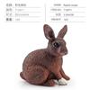 Mini Rabbit Lifelike Figurine Crafted From Durable Pvc For Farmhouse Lovers Decor