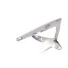 316 Stainless Steel Marine Bruce Anchor - 5KG/6KG Yacht Boat Mooring, Mirror Finish