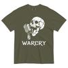 Warcry Skull Microphone T-Shirt Rock Punk Graphic Tee Loud Music Gift