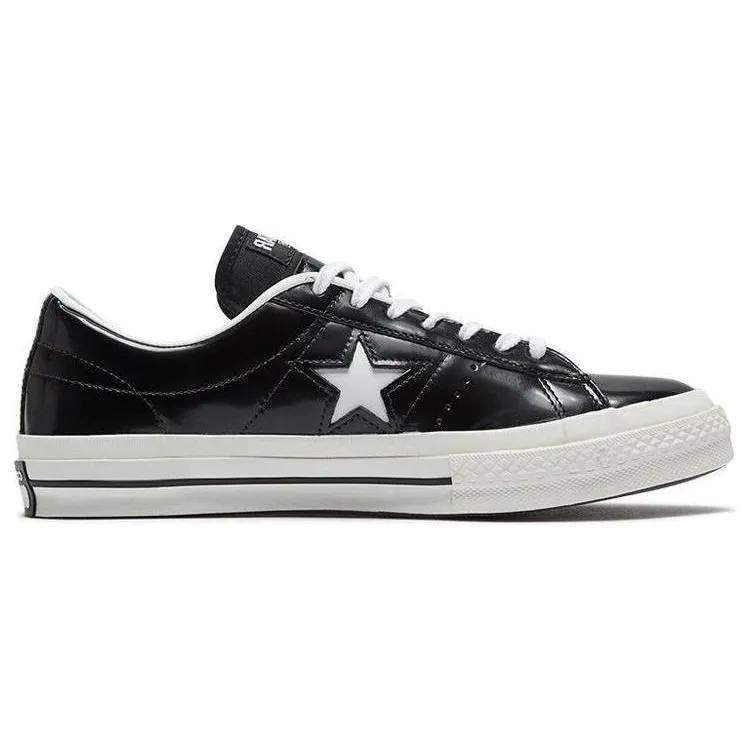 Converse One Star Ox 'HanByeol - Black' (Unisex) Black / White Canvas Shoes 165741C