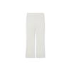 Li Ning Color Block Loose Fit Flared Knit Casual Pants Women Bottoms Off-White AYKT596-1