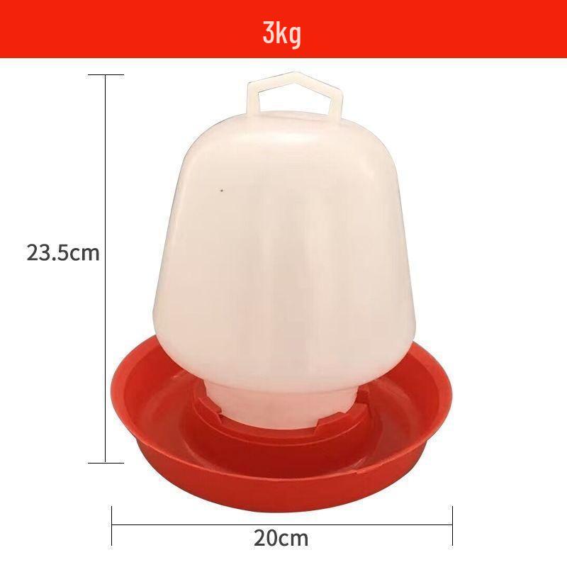 

Automatic Chicken & Duck Watering Trough: Thickened Bottle for Convenient Poultry Farming