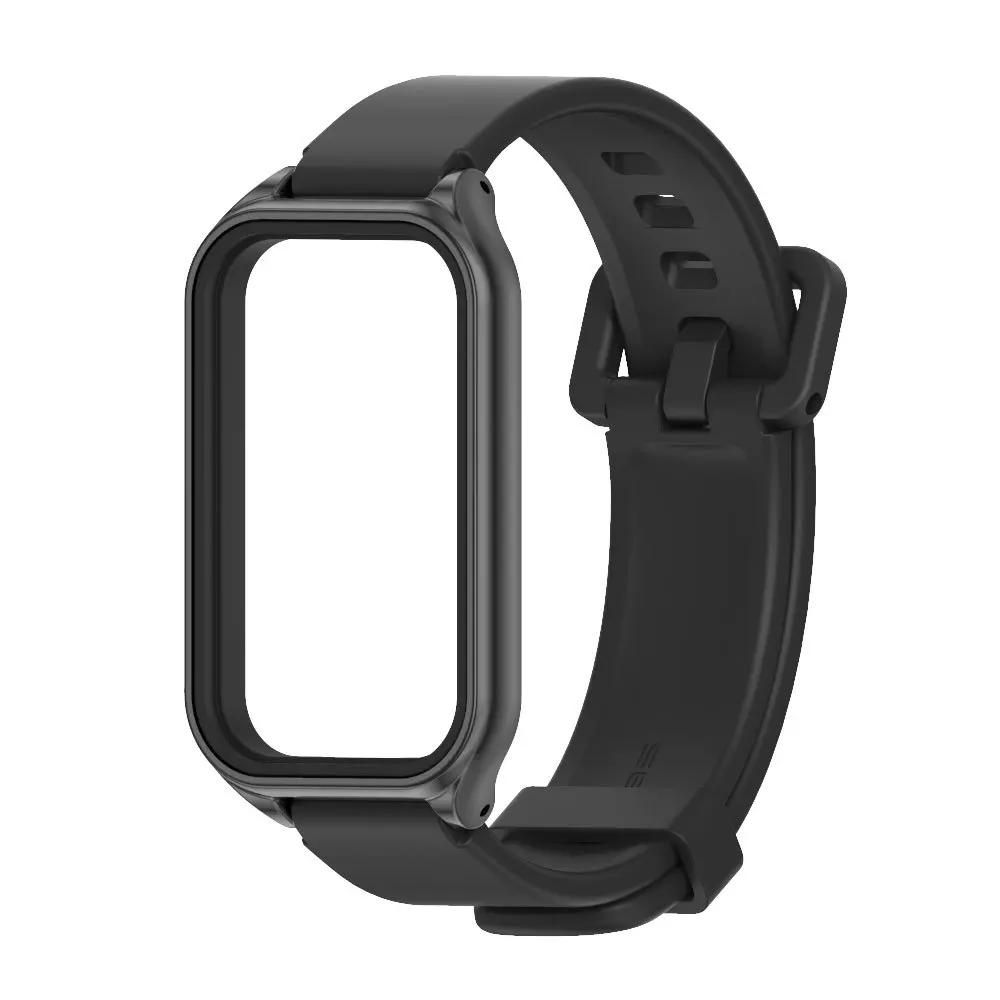 Strap for Redmi Smart Band 8 Active Bracelet Silicone Replacement Accessories Waterproof Watch Band for Redmi Band 2 Correa