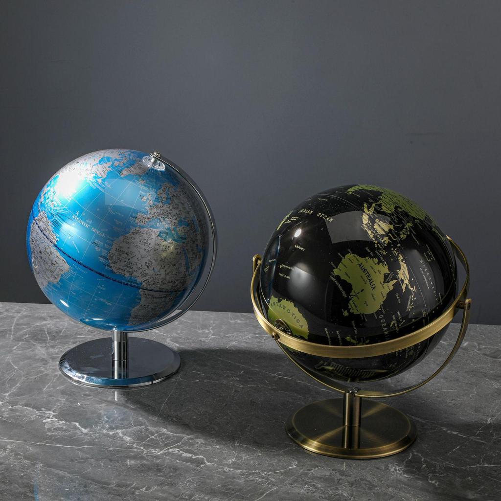 Mini Globe Wine Cabinet with English Ornaments: Home & Office Decor Piece