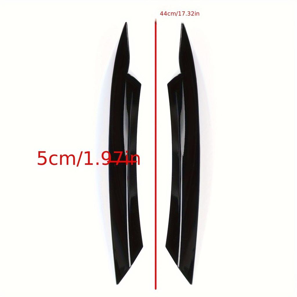 Headlight Eyelid Trim for VW Passat B7 2010-2014-ABS Eyebrow Cover Stickers Car Trim Accessories Car Headlight Enhancement