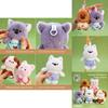 Cute Capybara Dog Koala Plush Keychain With Soft Polyester Filling For Bags And Gifts