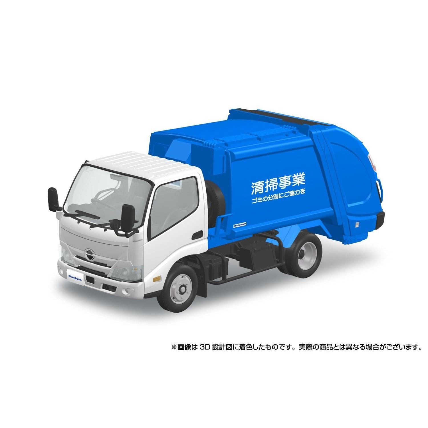 Rakupla Snap Kit 1 32 Hino Dutro Packer Truck 25-PK (Plastic Model)