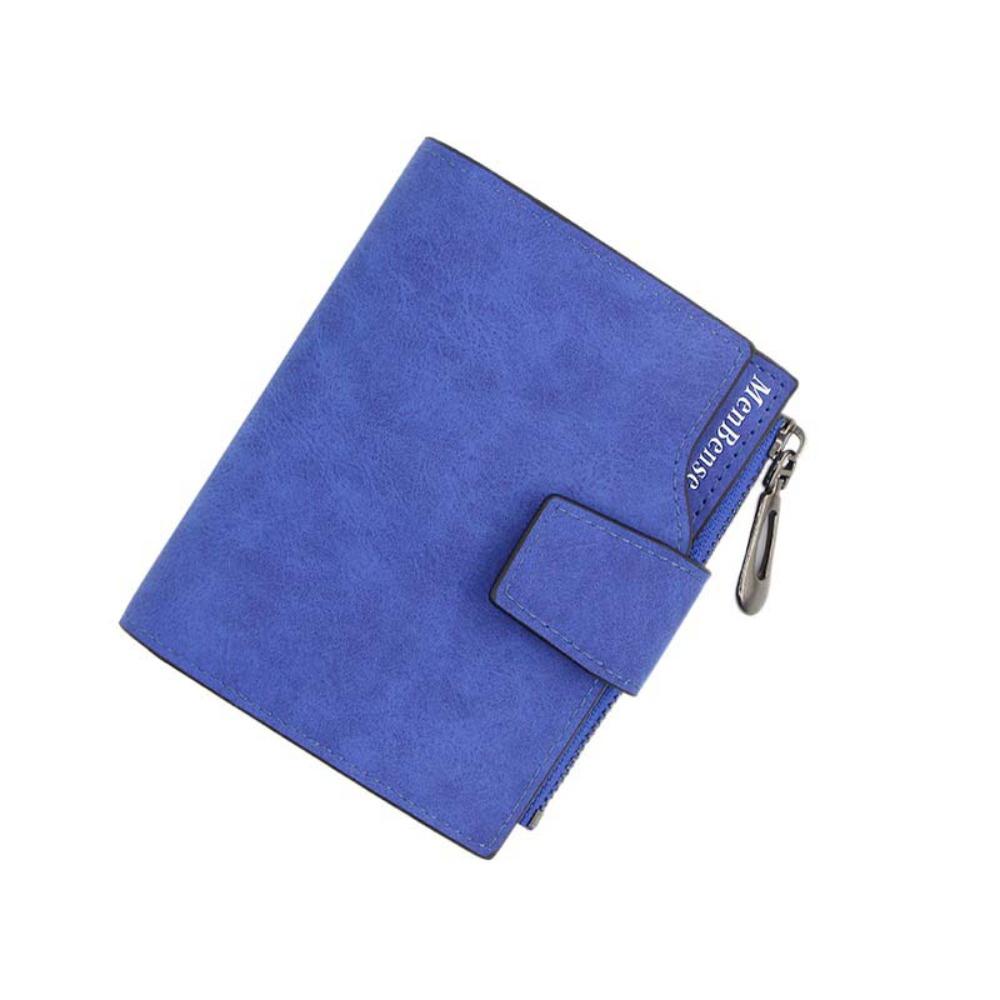 PU Leather Cash Purse Bag Large Capacity Short Wallets Portable Pocket Purse Wallet  Men Women