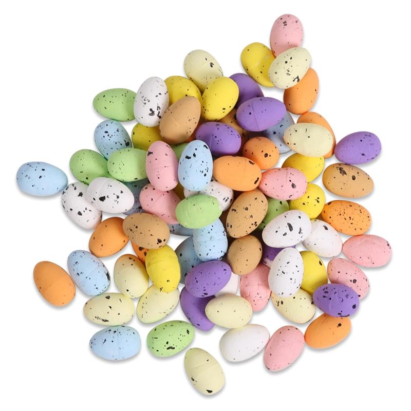 Egg Shakers Colorful Foam Self Painting Eggs Rhythm Learning Toy Gifts Favor for Kids Early Development Holiday Decor