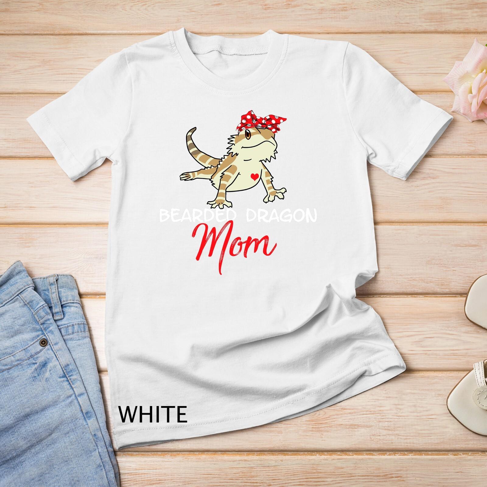 

Bearded Dragon Shirt for Mom Funny Mother Day Gift T-Shirt Unisex T-shirt New Arrival Round Neck Short Sleeve Unisex Tee 4XL