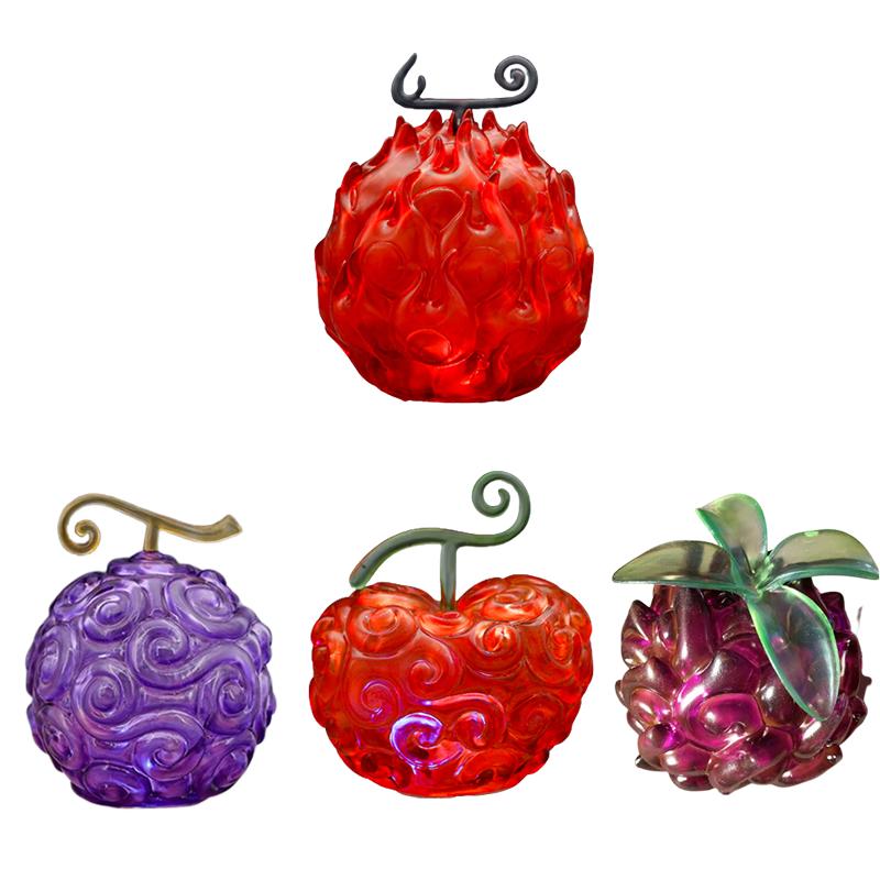 Styles 9115cm 4 One Piece Devil Fruits Model Anime Accessories Toys Can Shine