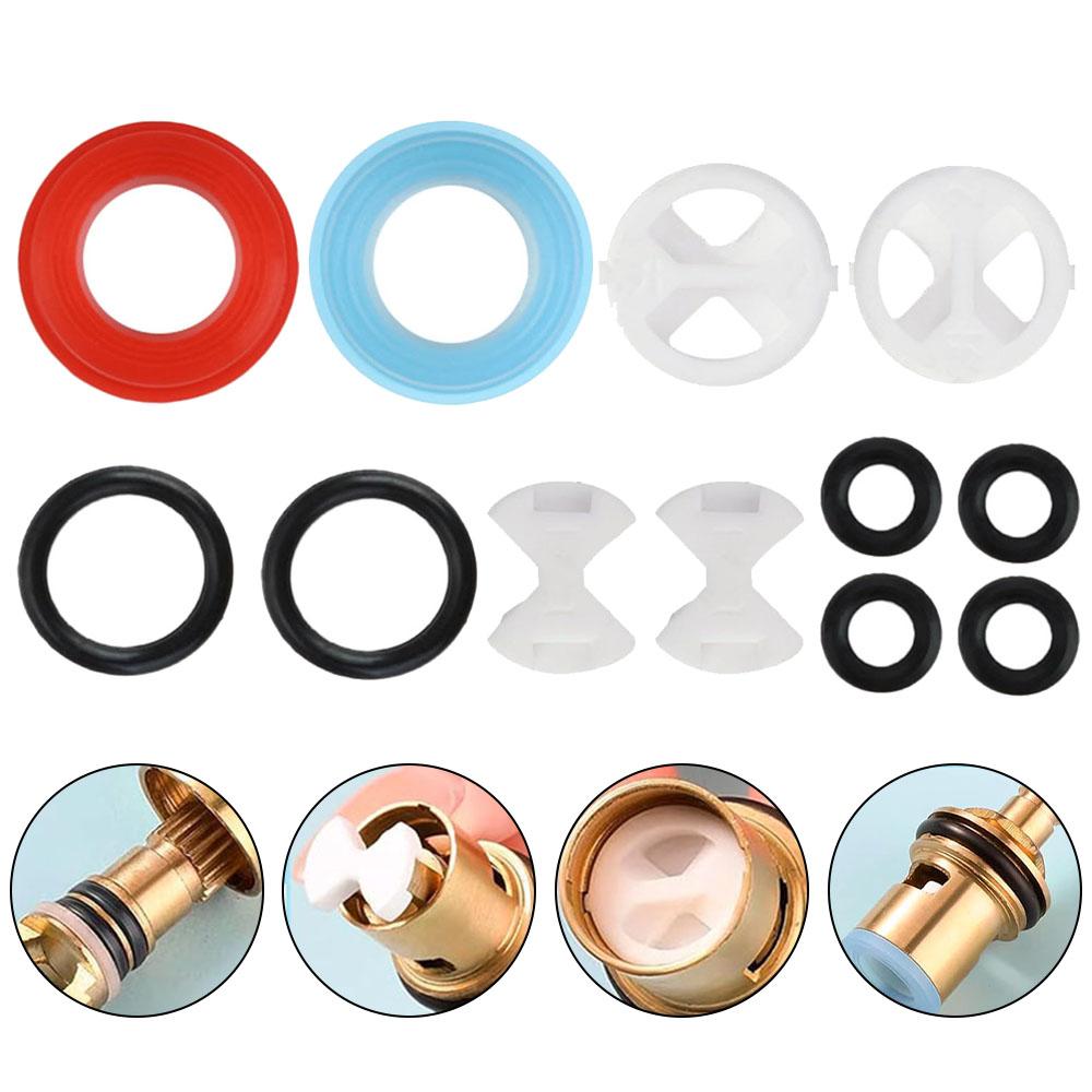 Reliable Faucet Washers and Valve Discs Kit 12 Pieces for Faucet Repair