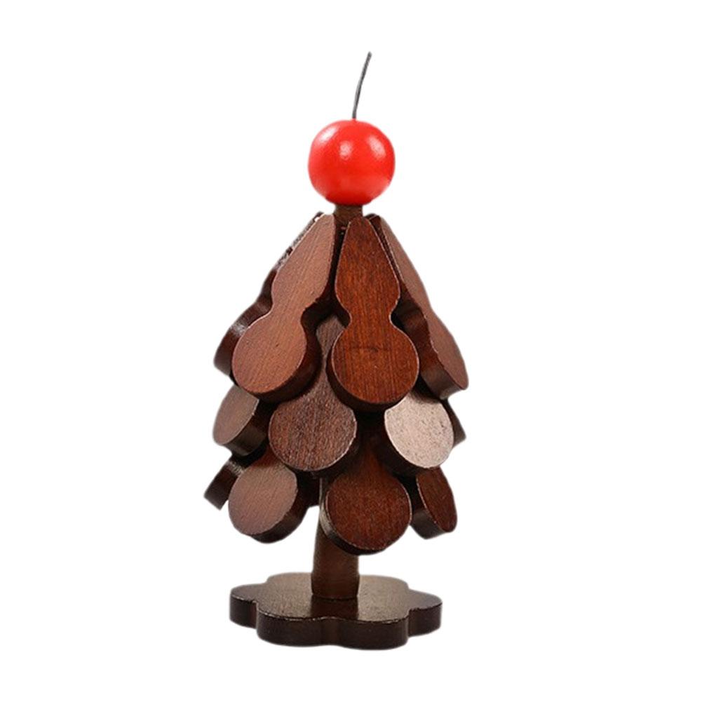 Christmas Tree Coasters Placemats Insulation Mat Solid Wood Dining Table Anti Scalding Mat Creative Home Decoration