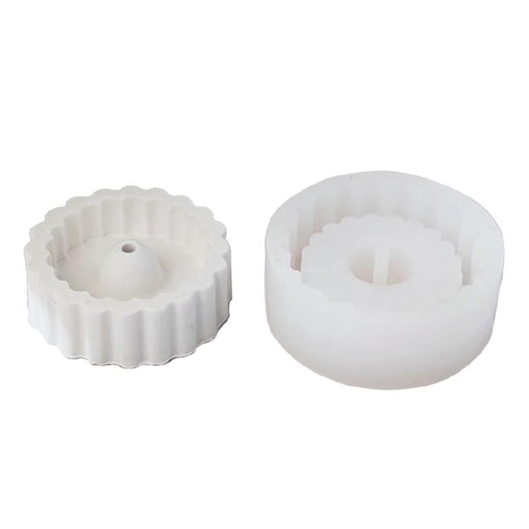 Incense Insert Silicone Molds DIY Cement Concrete Yoga Incense Stick Holder Mold