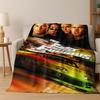 Fashion Fast & Furious X Dominic Art Flannel Blanket,Cozy Soft Throw Blanket for Home Bedroom Bed Sofa Picnic Cover Kid Gift