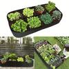 Extra Large 8-grid Elevated Garden Bed Set, Durable Rectangular Planting Box, Suitable for Growing Vegetables and Flowers