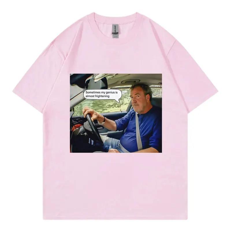 Jeremy Clarkson Manchmal ist mein Genie fast beängstigend Lustiges T-Shirt Unisex Lässige Mode Kurzarm Baumwoll-T-Shirts Streetwear