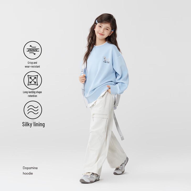 Zuoxi Girls  Layered Puppy Sweatshirt 130