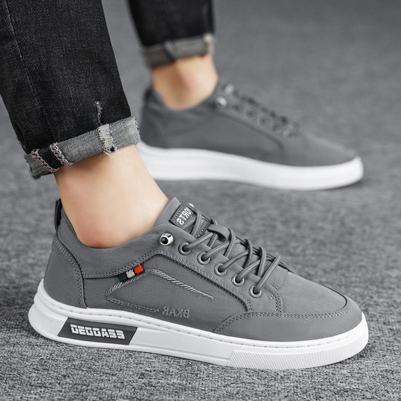 Męskie antypoślizgowe i odporne na zużycie, jednokolorowe, modne, codzienne buty sportowe, buty męskie, buty do chodzenia po desce