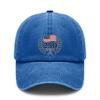 [Patriotic Baseball Cap] 250Th Anniversary USA Flag Print Adjustable Vintage Washed Hat Unisex Commemorative Outdoor Sports Cap For July 4Th Memorial