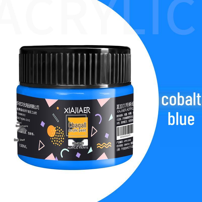 Acrylic Paint 100ml for Hand-painted Art: Wall, Graffiti, Stone, T-shirt - 38 Vibrant Colors