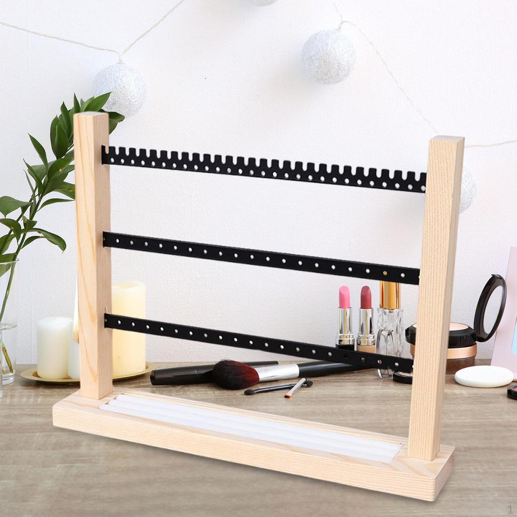 Earring Display Stand Holder Hanging Rack Jewelry Organizer for Cabinet Centerpiece
