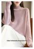 Women's Sequined Turtleneck Sweater - Autumn/Winter Fashion, Age-Defying, Loose Fit, Versatile Knitwear