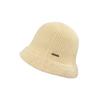 Knit Cozy Winter Bucket Hat Women Warm Fluffy Large Brim Fashion Accessory