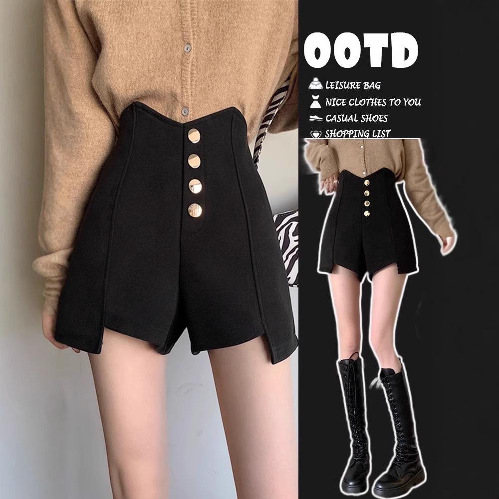 

Autumn/Winter 2024 Women s High-Waisted Slimming A-Line Shorts with Unique Bootcut and Wide-Leg Design 3XL (Recommended 148-158 jin)