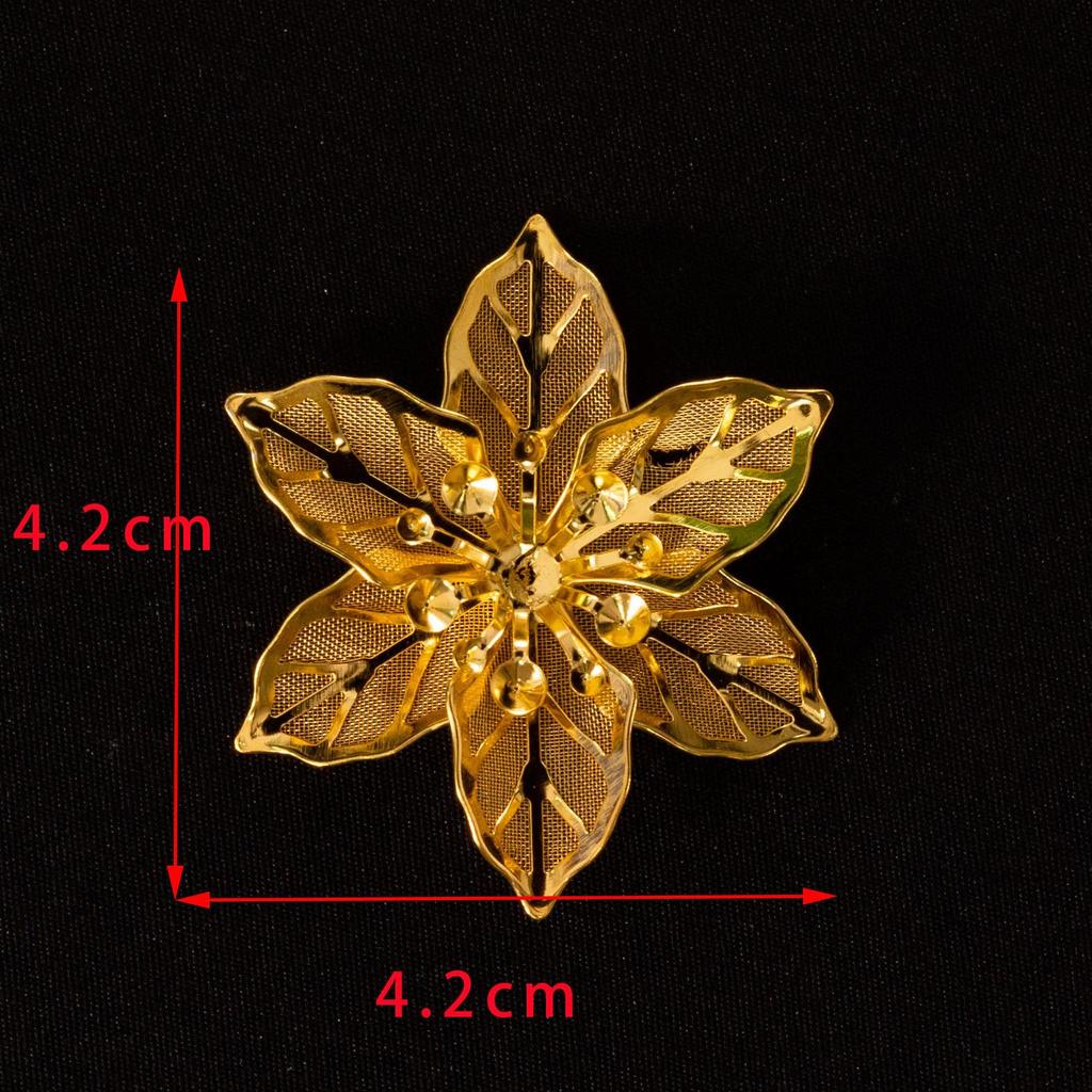 Iron DIY Hairpin Kit: 3D Ancient Costume Hair Accessories, Multi-layer Handmade Floral Pieces