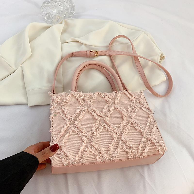 

Повседневная женская сумка через плечо из джинсовой ткани, высококачественная сумка-мессенджер, роскошный дизайн, новая мода