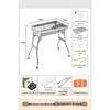 Portable Folding Stainless Steel Charcoal BBQ Grill