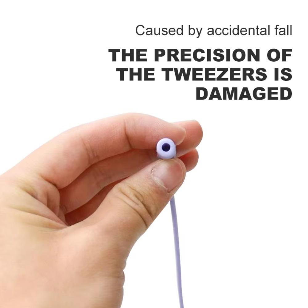Silica Gel Grafting Eyelash Tweezers Protector Soft Flexible Eyelash Tweezers Bracelet Lash Extension Supplies Grafting Eyelash