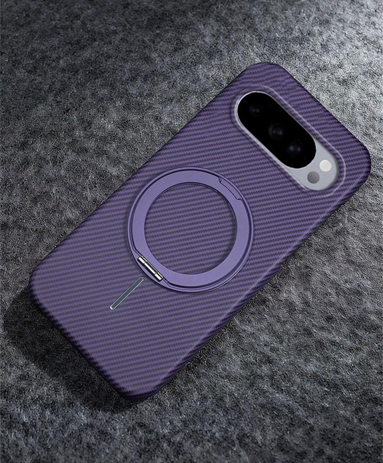 Google Pixel 10A/9ProXL Magnetic Carbon Fiber Stand Case