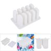 Popsicle Molds Food Grade Silicone Frozen Ice Cream Maker for Children Summer White