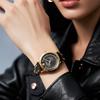 Versace Quartz Watch 35mm Beige Dial Leather Strap Gift Set With Perfume And Red Envelope Women Watches Pink VE0A00125