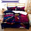 Lamine Yamal Barcelona Jubiläums Bettwäsche Set, Weiche Bettwäsche für Schlafzimmer Heimdekoration, Perfektes Geschenk für Fußballfans, Atmungsaktiver Bettbezug mit P