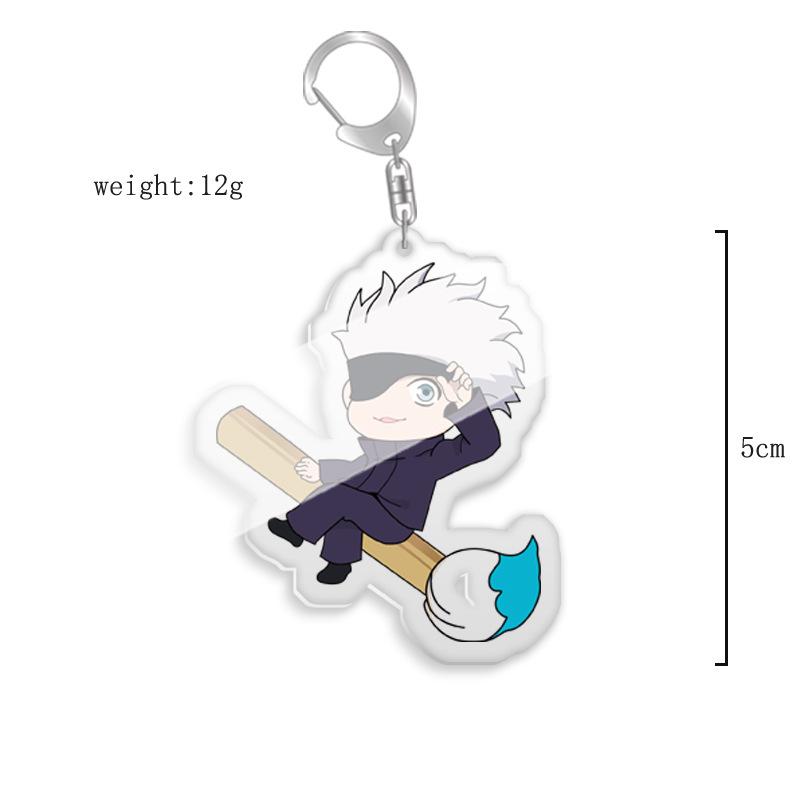Jujutsu Kaisen Keychain: Gojo, Geto, Sukuna, Kugisaki Pendant Ornament 5cm