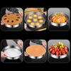 Stainless Steel Steamer Small Food Steamer Basket Steaming Rack 5 Sizes for Rice Vegetables Meat Fish Dumplings Dim Sum