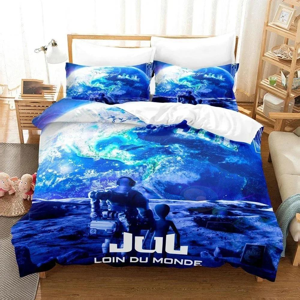 

3D Printed JuL Beding Set C est Pas Des Lol Soft Duvet Cover Double Twin Ful Quen King Adult People Children Kids Bedclothes Comfortable Quilt Cover 100*200cm Single