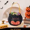 Pumpkin Lantern Trick-or-Treat Candy Bag for Kids - Halloween Handheld Decoration and Small Gift Prop