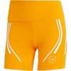 X Stella McCartney Truepace Logo Print Tight Fitness Shorts Women Shorts Deep-Orange Yellow HS1709
