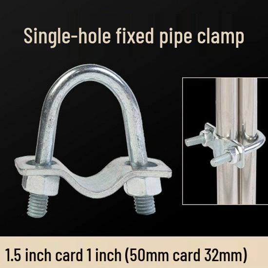 Stainless Steel Double U-Shaped Clamp for Delivery Bed/Galvanized Greenhouse Hose Tube Fastener